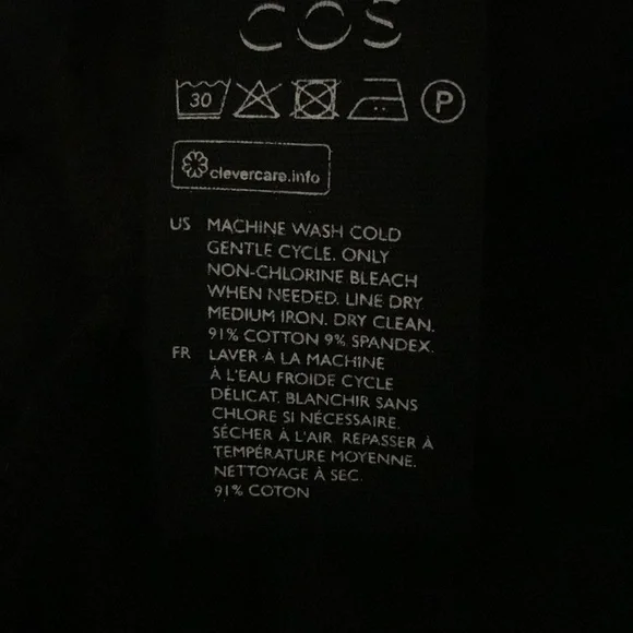 COS Black Wrap Dress - Picture 8 of 8